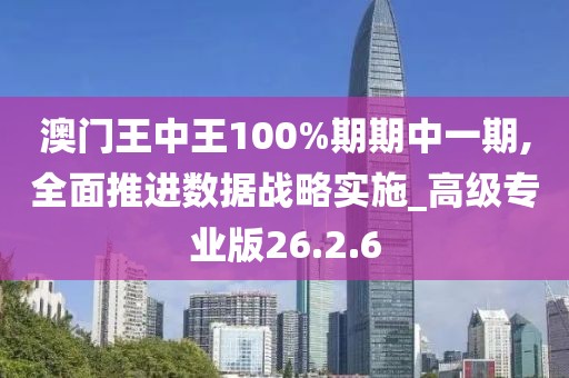 澳门王中王100%期期中一期,全面推进数据战略实施_高级专业版26.2.6