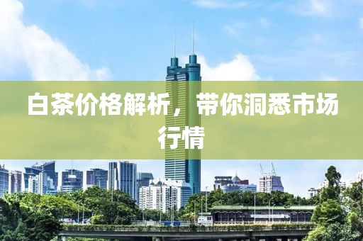 白茶价格解析，带你洞悉市场行情