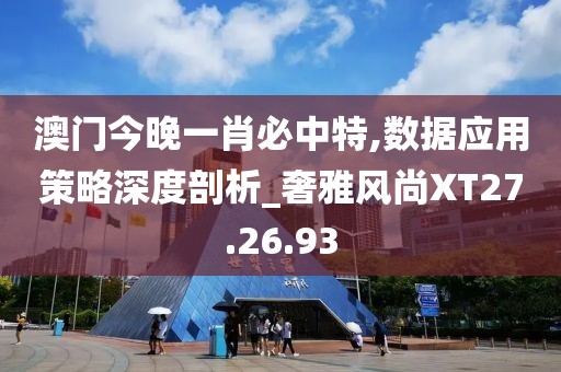 澳门今晚一肖必中特,数据应用策略深度剖析_奢雅风尚XT27.26.93