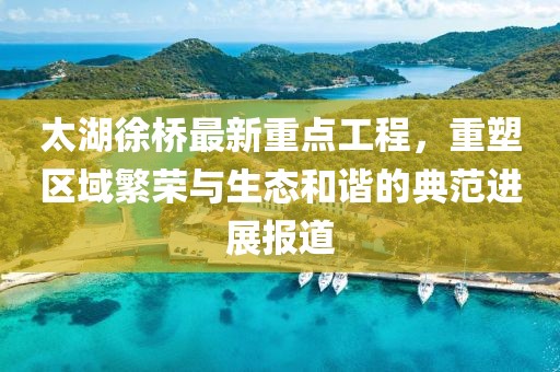 太湖徐桥最新重点工程，重塑区域繁荣与生态和谐的典范进展报道