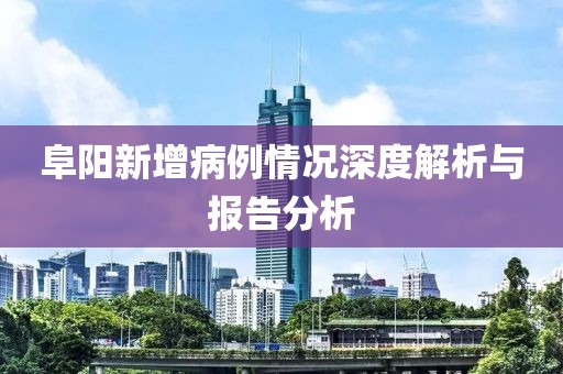 阜阳新增病例情况深度解析与报告分析