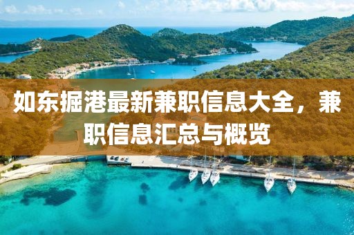如东掘港最新兼职信息大全，兼职信息汇总与概览