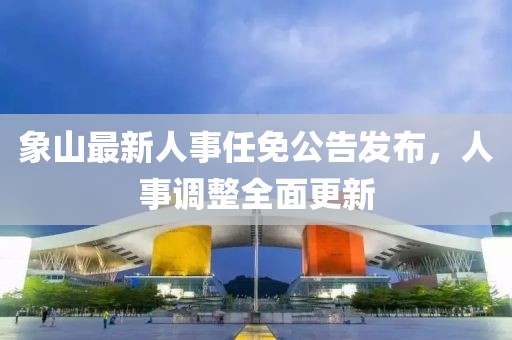 象山最新人事任免公告发布，人事调整全面更新