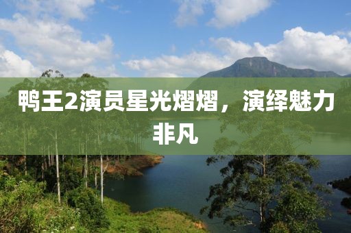 鸭王2演员星光熠熠，演绎魅力非凡