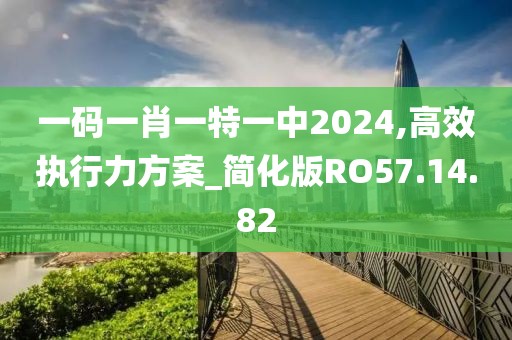 一码一肖一特一中2024,高效执行力方案_简化版RO57.14.82