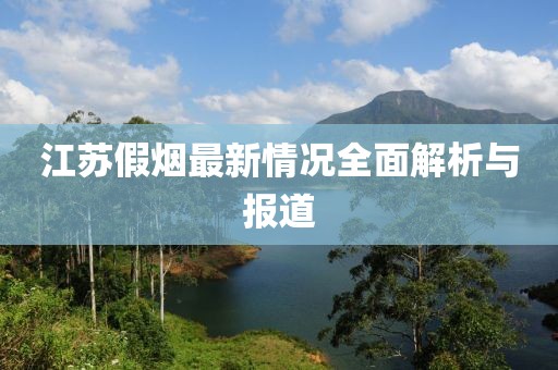 江苏假烟最新情况全面解析与报道