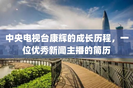 中央电视台康辉的成长历程，一位优秀新闻主播的简历