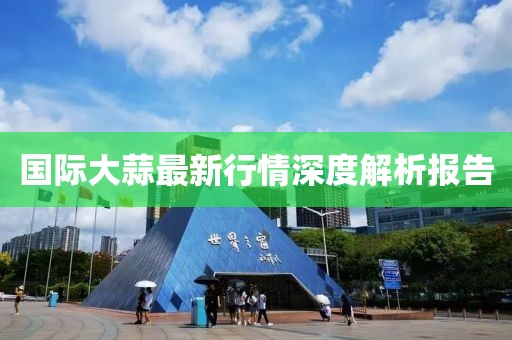 国际大蒜最新行情深度解析报告