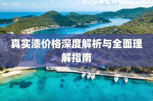 真实漆价格深度解析与全面理解指南