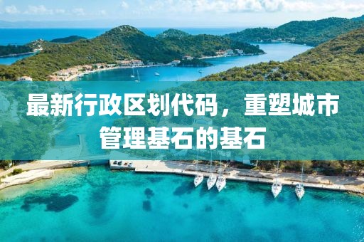 最新行政区划代码，重塑城市管理基石的基石