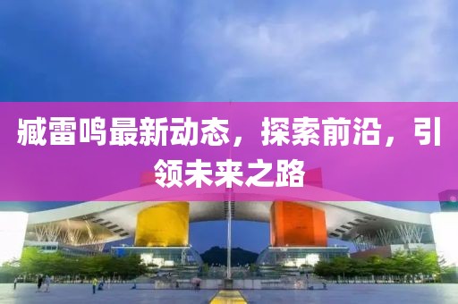 臧雷鸣最新动态，探索前沿，引领未来之路