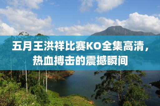 五月王洪祥比赛KO全集高清，热血搏击的震撼瞬间