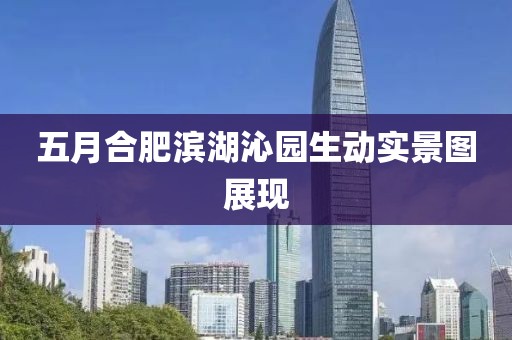 五月合肥滨湖沁园生动实景图展现