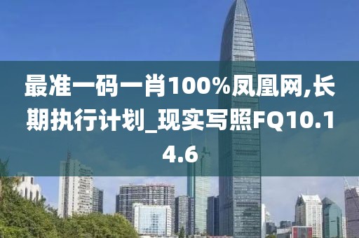 最准一码一肖100%凤凰网,长期执行计划_现实写照FQ10.14.6