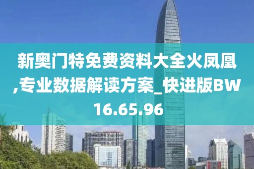 新奥门特免费资料大全火凤凰,专业数据解读方案_快进版BW16.65.96