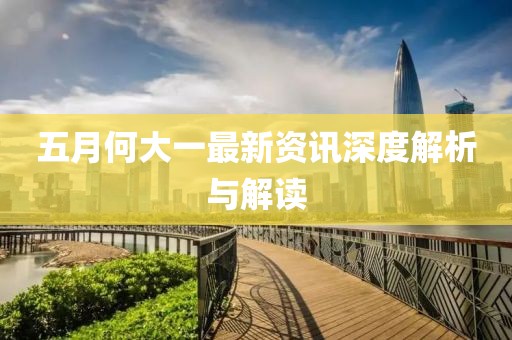 五月何大一最新资讯深度解析与解读