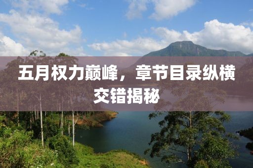 五月权力巅峰，章节目录纵横交错揭秘