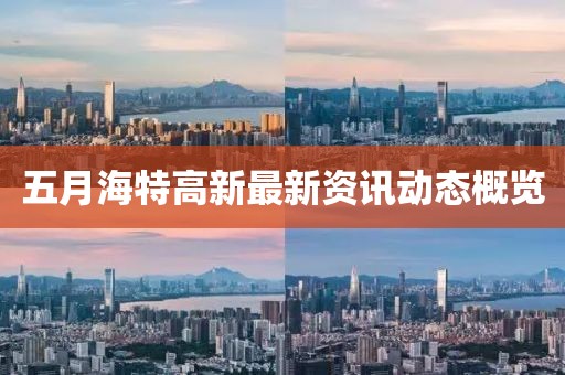 五月海特高新最新资讯动态概览