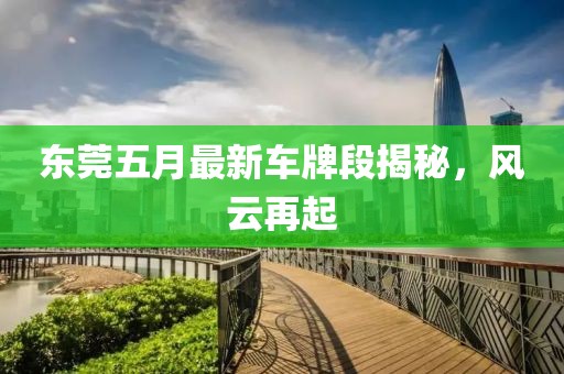 东莞五月最新车牌段揭秘，风云再起