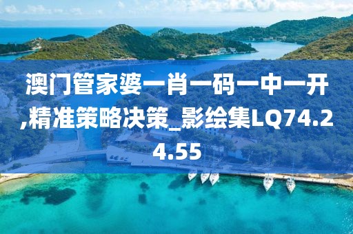 澳门管家婆一肖一码一中一开,精准策略决策_影绘集LQ74.24.55