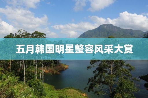 五月韩国明星整容风采大赏