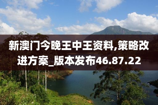 新澳门今晚王中王资料,策略改进方案_版本发布46.87.22