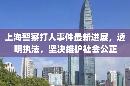 上海警察打人事件最新进展，透明执法，坚决维护社会公正