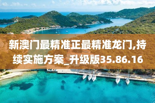 新澳门最精准正最精准龙门,持续实施方案_升级版35.86.16