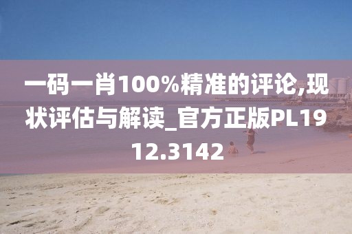 一码一肖100%精准的评论,现状评估与解读_官方正版PL1912.3142