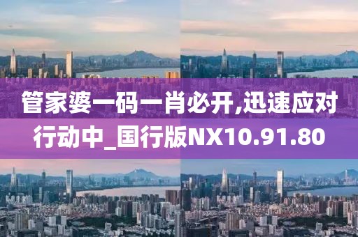 管家婆一码一肖必开,迅速应对行动中_国行版NX10.91.80