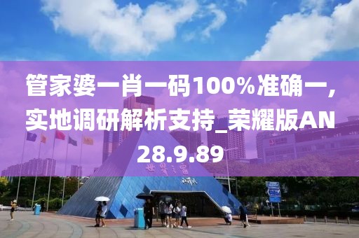 管家婆一肖一码100%准确一,实地调研解析支持_荣耀版AN28.9.89