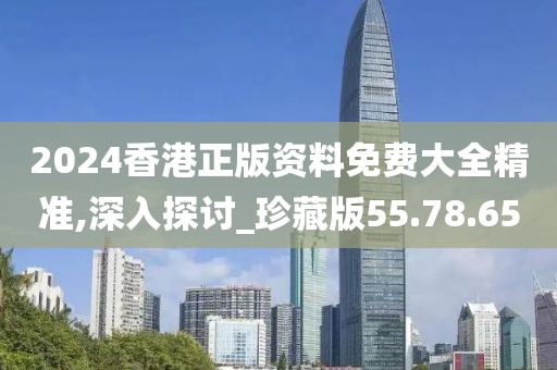 2024香港正版资料免费大全精准,深入探讨_珍藏版55.78.65