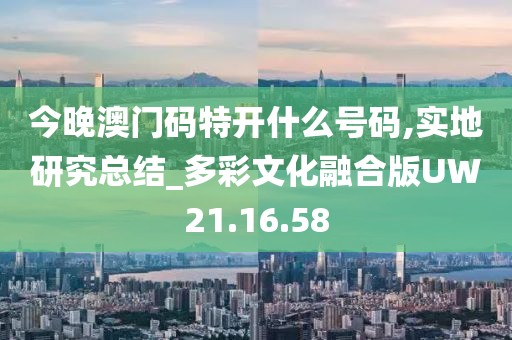 今晚澳门码特开什么号码,实地研究总结_多彩文化融合版UW21.16.58