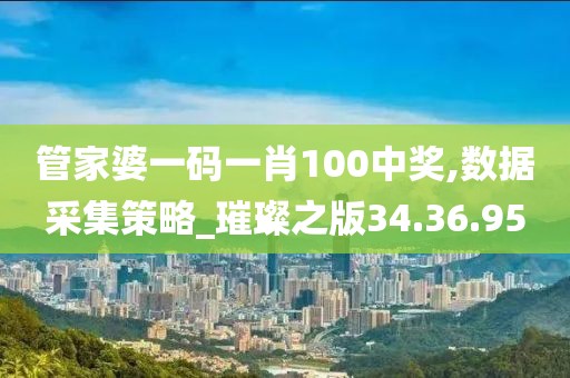 管家婆一码一肖100中奖,数据采集策略_璀璨之版34.36.95