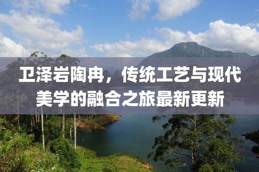 卫泽岩陶冉，传统工艺与现代美学的融合之旅最新更新