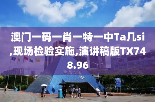 澳门一码一肖一特一中Ta几si,现场检验实施,演讲稿版TX748.96
