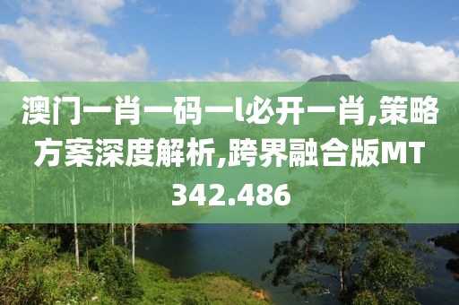 澳门一肖一码一l必开一肖,策略方案深度解析,跨界融合版MT342.486