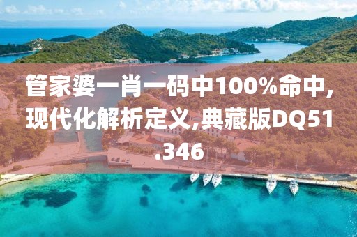 管家婆一肖一码中100%命中,现代化解析定义,典藏版DQ51.346