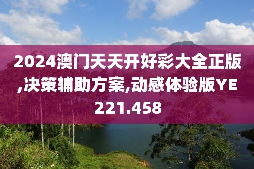 2024澳门天天开好彩大全正版,决策辅助方案,动感体验版YE221.458