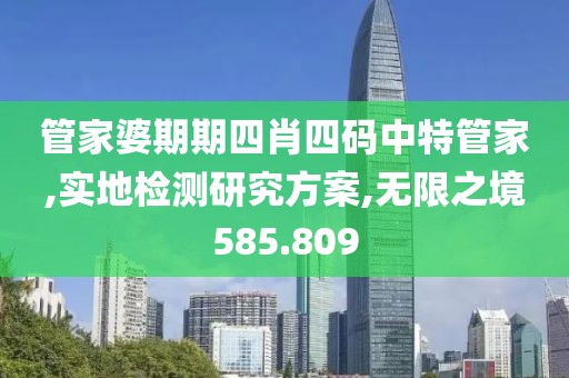 管家婆期期四肖四码中特管家,实地检测研究方案,无限之境585.809