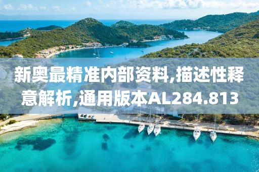 新奥最精准内部资料,描述性释意解析,通用版本AL284.813