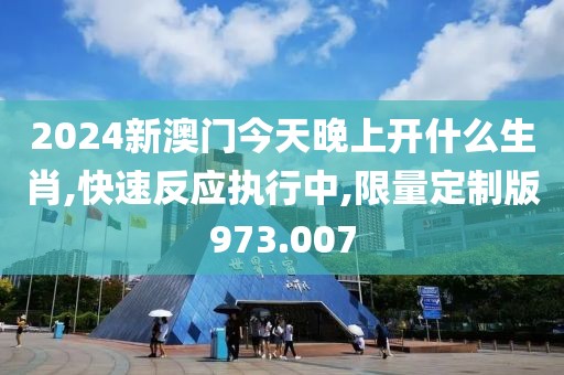 2024新澳门今天晚上开什么生肖,快速反应执行中,限量定制版973.007