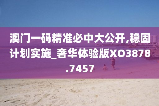 澳门一码精准必中大公开,稳固计划实施_奢华体验版XO3878.7457