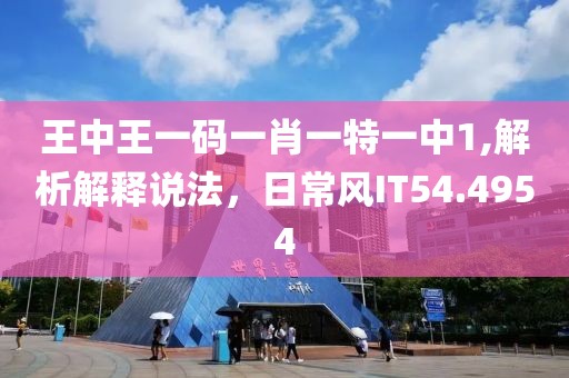 王中王一码一肖一特一中1,解析解释说法，日常风IT54.4954