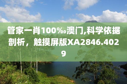 管家一肖100‰澳门,科学依据剖析，触摸屏版XA2846.4029
