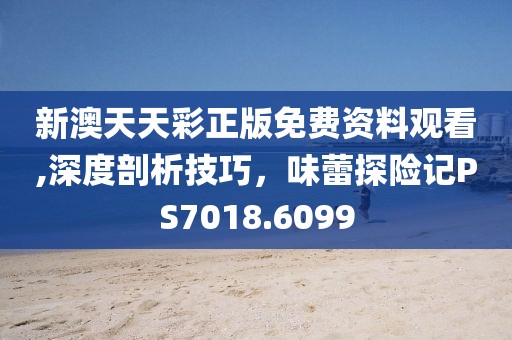 新澳天天彩正版免费资料观看,深度剖析技巧，味蕾探险记PS7018.6099