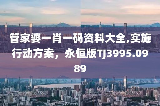 管家婆一肖一码资料大全,实施行动方案，永恒版TJ3995.0989
