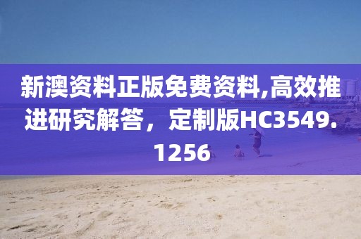 新澳资料正版免费资料,高效推进研究解答，定制版HC3549.1256