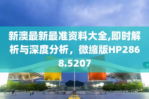 新澳最新最准资料大全,即时解析与深度分析，微缩版HP2868.5207