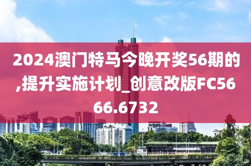 2024澳门特马今晚开奖56期的,提升实施计划_创意改版FC5666.6732